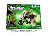 Avengers Hulk Figure sur une moto Music Sound & lumières Bump N Go - 7251