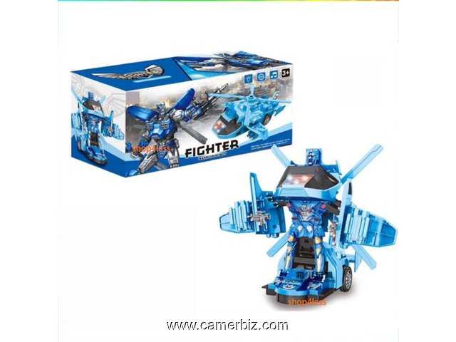 Robot Guerrier Combattant - Bleu - 7252