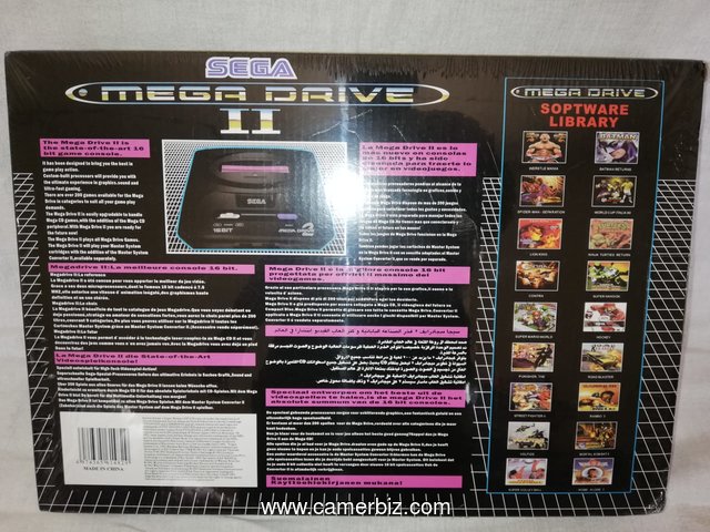 Sega Mega Drive 2. Video Game Console. 16 Bit. Avec 200 Jeux inclus. - 7254