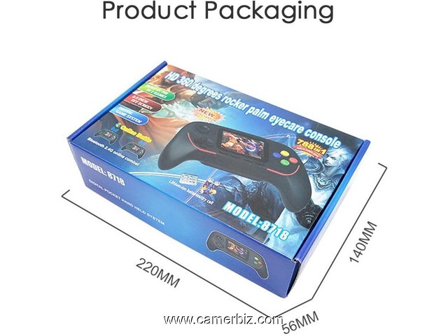 Console de jeu rechargeable HD 360 degrés Rocker Palm Eyecare. 788 Jeux inclus! - 7261