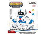 Robot dansant avec musique, lumières clignotantes 3D, robot dansant pour enfants, à piles - 7262