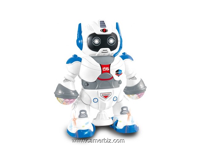 Robot dansant avec musique, lumières clignotantes 3D, robot dansant pour enfants, à piles - 7262