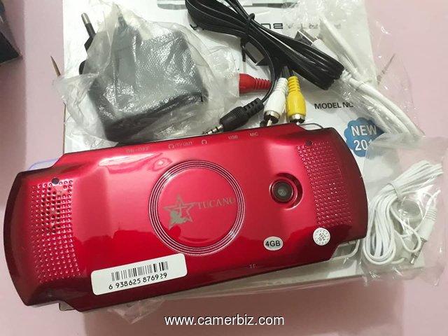 Console de jeu avec ecran TFT de 4,3 pouces et Camera. Reliable a un ecran. Batteries rechargeables - 7263
