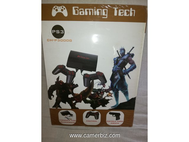 Gaming Tech PS 3. Console de jeux avec accesoires et Plusieurs jeux inclus. - 7266