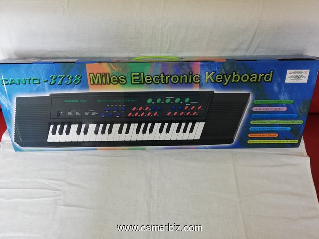 Clavier de musique avec Microphone et dispay LED - 7268