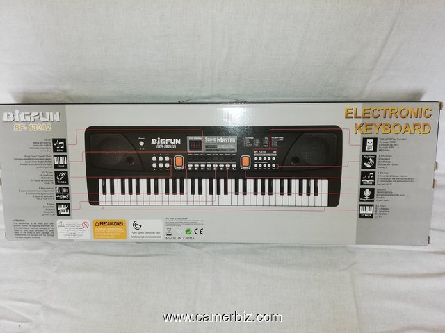 Clavier électronique BIGFUN BD-630A2. Microphone et câble USB inclus - 7270