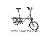 Brompton M6R 2019 Folding Bike Raw Lacquer - 7818