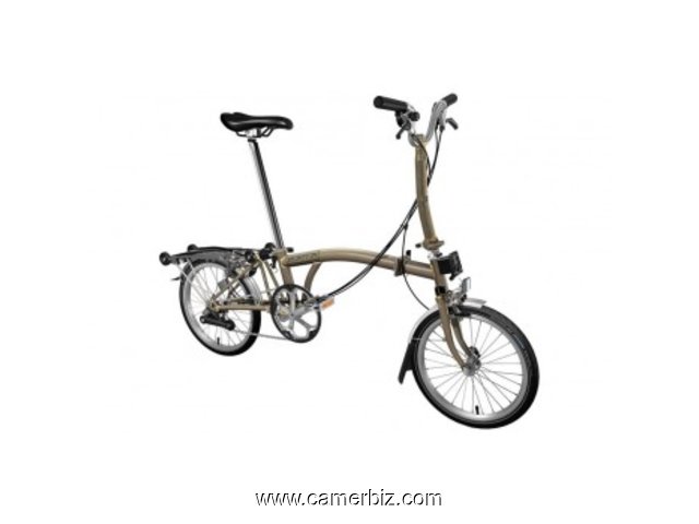 Brompton M6R 2019 Folding Bike Raw Lacquer - 7818