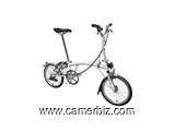 Brompton M6L 2019 Folding Bike Papyrus White