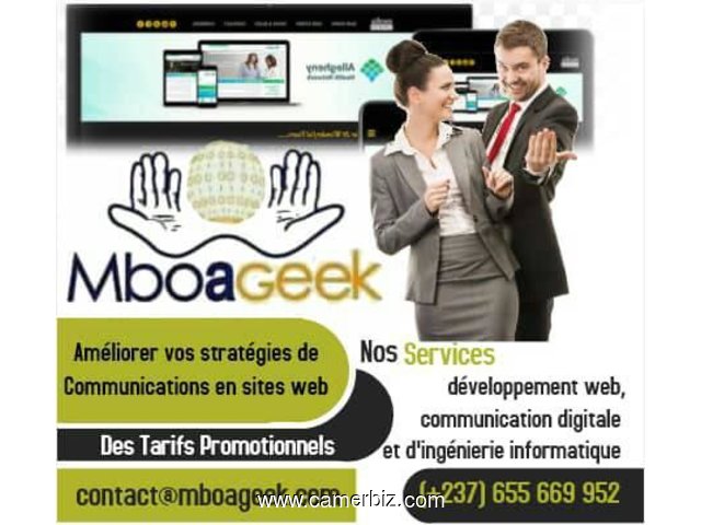 Créer un site internet rapidement et à moindre coût avec Mboageek - 8013