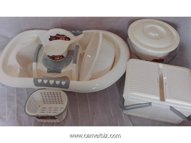 Ensemble Bassine Bebe Disponible En Plusieurs Couleurs Layette Equipement Bebe Douala Cameroun Camerbiz Com