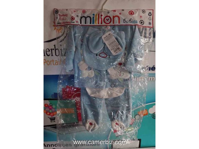 Ensemble Pull Longue Manche De 5 Pieces - Million Babies - 8046