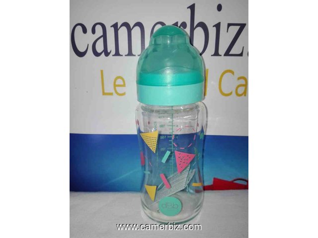 Package De 3 Biberons Remond Fleuri Avec Lave Biberon 2 En 1 Et Un Gobelet fermé - 8078