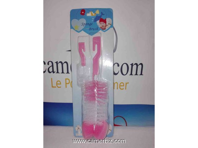 Package De 3 Biberons Remond Fleuri Avec Lave Biberon 2 En 1 Et Un Gobelet fermé - 8078