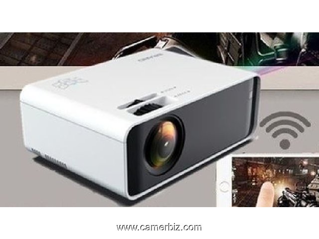 Nouveau mini projecteur portable  HD 1080P. 12000 Lumens avec telecommande - 8105