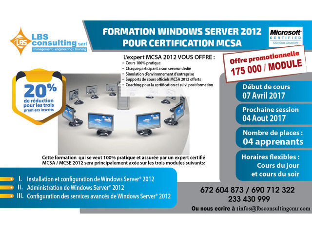 Formation et certification MCSA 2012 - 820