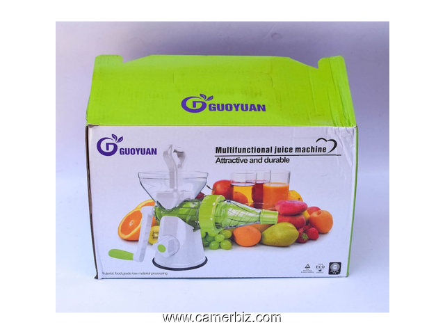 Machine à jus multifonctionnelle GUOYUAN attrayante et durable - centrifugeuse - 8333