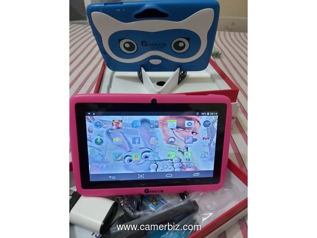 Tablette GTouch pour enfant - 7 ", 2 Go de RAM -16 Go de ROM, Wi-Fi. Avec jeux Installés - 8689
