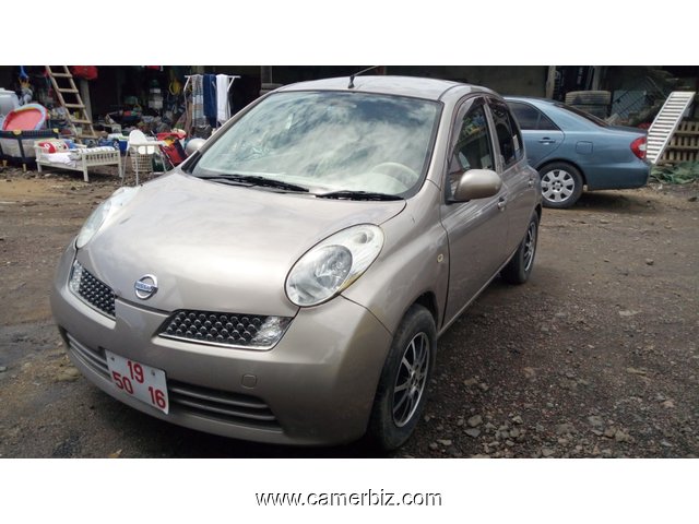 2,900,000FCFA-NISSAN MICRA VERSION 2006-OCCASION DU JAPON-EN BOITE AUTOMATIQUE-PROPRE - 8701