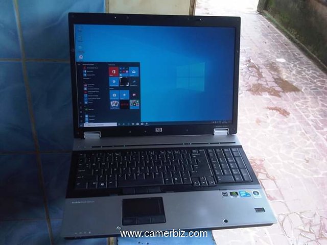 MOBILE WORKSTATION HP 8750 DUAL CORE 400GB/4GB RAM/PROC 3,07GHZ/ECRAN 16"/DÉDIER 512MO/BAT 3H - 8786