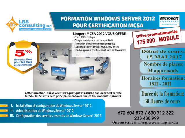 Formation et certification MCSA 2012 - 884