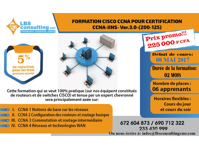 FORMATION ET CERTIFICATION CISCO CCNA - 891