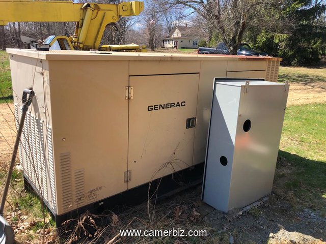 GROUPE INDUSTRIEL GENERAC DIESEL 100KVA AVEC INVERSEUR 200 AMPERES NEUF - 8929