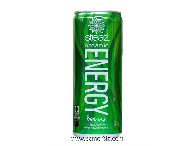 STEAZ BERRY ENERGY DRINK - 8997