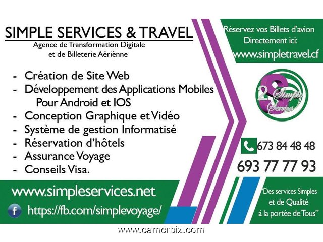 Simple service and Travel - 9026
