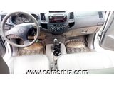 12,800,000FCFA-TOYOTA PICKUP HILUX -DOUBLE CABINE VERSION 2012-OCCASION EN OR - 9049