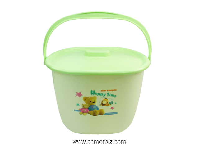 Ensemble bassine bébé. Disponible en vert - 9288