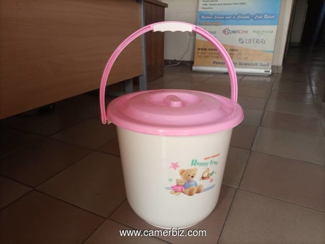 Ensemble bassine bébé. Disponible en rose - 9289