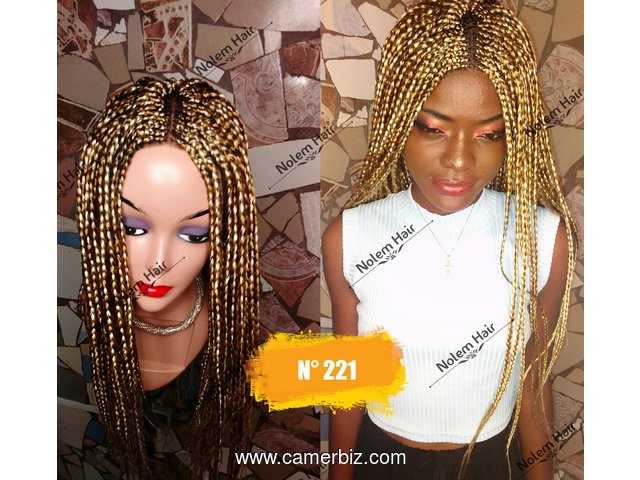 Perruques tresses africaines / braided wigs - 9478