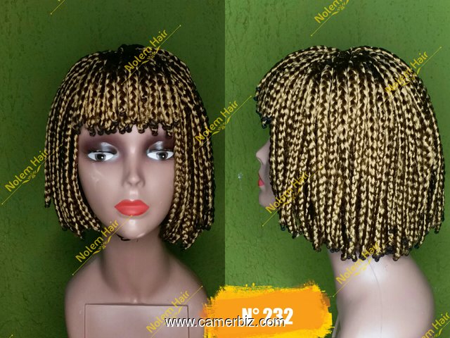 Perruques tresses africaines / braided wigs - 9478