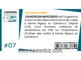Fournisseurs de Codes à barres légaux internationaux au Cameroun (###DETELED###) - 9573