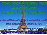 RESERVATION DE  BILLET  D'AVION