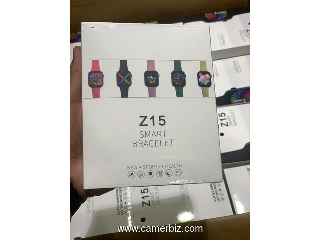 Montre connectée Z15 Bluetooth. Montre de fitness. Bracelet fréquence cardiaque pression artérielle - 9797