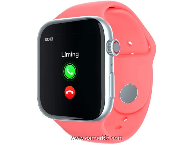 Montre Connectée Lenosed iWatch5X Bluetooth. Traqueur de Fitness. Avec Braelet de rechange 40 mm - 9798