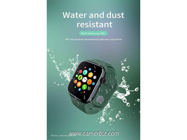 Montre Connectée Lenosed iWatch5X Bluetooth. Traqueur de Fitness. Avec Braelet de rechange 40 mm - 9798