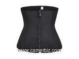 Bustier Ceinture Minceur. Gaine en latex amincissant avec crochets et fermeture éclair - 9875