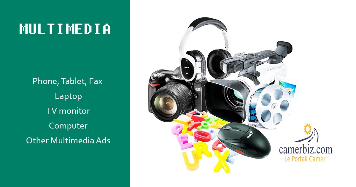 Laptop Ads for multimedia products in Cameroon. Buy and sell multimedia
